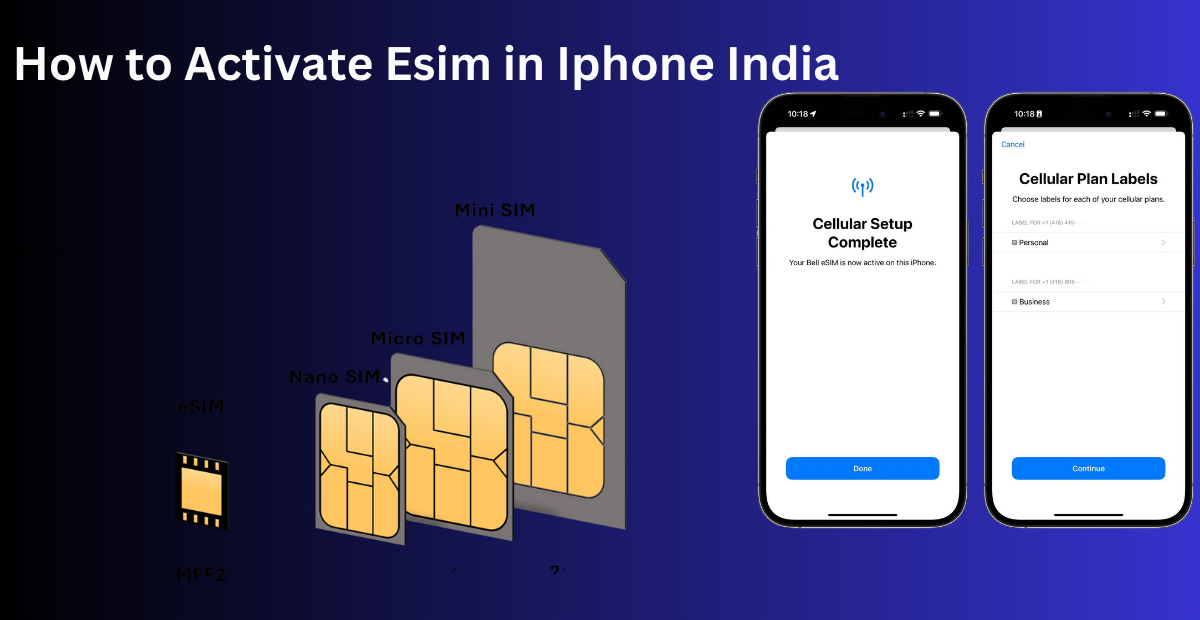 How to Activate Esim in Iphone India Comprehensive Guide for Airtel, Jio, and Vi Users