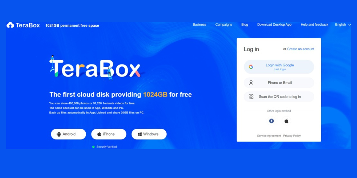 TeraBox Login Features and Benefits